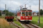 Gmunden-Vorchdorf: B4ET 23 111 am Ortsrand von Kirchham. Hier war frher der Bahnhof (3. September 2010)