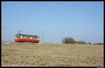 26 111 bei Schmidham auf der Attergaubahn. Aufgenommen am 05.03.11.