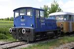 102.02 (B-dm, Jenbacher-Werke, Type Jenbach 100 V. Baujahr 1959) der Weinviertel Draisine am 04.Juli 2026 in Asparn a.d. Zaya.