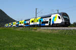 CRRC Panda der Westbahn am 12. August 2026 bei Niederaudorf.