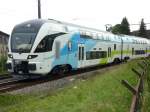 Stadler KISS der Westbahn bei Romanshorn auf Testfahrt am 20.07.2011 um 16:00