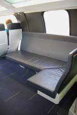 An den Treppenaufgngen im oberen Stock des Westbahn KISS laden gemtliche Eckbnke zum lmmeln oder vielleicht auch mal fr ein Nickerchen ein.