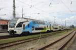 In Freilassing gelang mir diese Aufnahme der Westbahn. Fahrtrichtung Salzburg, Aufnahmedatum 09.07.2012