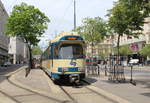 Wien Wiener Lokalbahnen: Lokalbahn Wien Oper - Baden Tw 113 I, Innere Stadt, Kärntner Ring / Kärntner Straße / Staatsoper am 11.