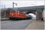 2143.21 der Wiener Lokalbahnen AG, am Karsamstag des Jahres 2013 fr eine Fotofahrt mit BB Pflatsch versehen, aufgenommen in der Haidestrae in Wien Simmering.