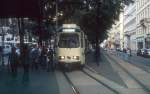 Wien WLB (SGP-Reihe 100 4-112) Kärntner Ring / Kärntner Strasse / Oper im Juli 2005.