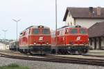 WLB 2143.21 und NLB 2143 070-7 am 27.Juni 2015 in Ernstbrunn.