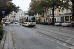 Wien Wiener Lokalbahnen Tw 409 Wiedner Hauptstraße / Vicki-Baum-Platz am 11. Oktober 2015