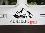 Sch�nes Logo am INCARAIL-Triebwagen.