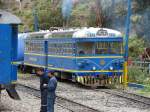 PeruRail VT 217 - gebaut bei Ferrostaal in Essen - in Ollantayambo - 22/04/2007