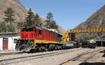 FCCA 1003 wartet in Matucana (2389 m�M, ca 90 km von Lima entfernt) auf die Weiterfahrt bergw�rts Richtung Huancayo.