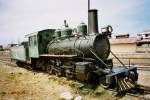 Hbf. Huancayo (Meterspurdampflokomotive)- aufgenommen am 1. November 2003