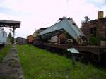 Ein alter Kran im Skansen Pyskowice!