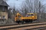 Baufahrzeug bei Katowice-Ligota (10.04.2012)