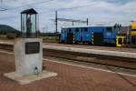 Eine Statue im Bahnhof von Wałbrzych Główny.