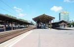 GDAŃSK (Woiwodschaft Pommern), 20.06.2007, Blick auf den Hauptbahnhof