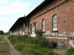 Der Gterschuppen vom Bahnhof Gizycko!