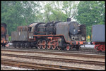 Bahnhof Wolsztyn Ladestraße am 19.05.2016: Ty 5 von vorne links gesehen