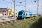 Polregio ED78-012 (94 51 2 140 564-7 PL-PREG) als R 87404 nach Poznan Gl., am 11.08.22023 in Świnoujście Port.