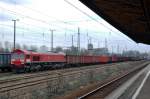 DB Schenker Rail Polska Class66 in Katowice-Ligota (12.04.2012)