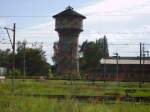 Der Wasserturm des Bahnhofs Kedzierzyn Kozle im Sommer 2005.