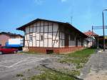 Der Gterschuppen von Miezdroje am 20.7.2007