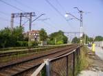 Die Westliche Ausfahrt/Einfahrt des Bahnhofs Opole. (Sommer 2006)