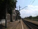 Der Bahnhof Rudziniec! Bahnsteig1