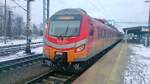 EN57AL-1570 mit R 77214 nach Zbaszynek in Bahnhof Rzepin, 14.02.2026