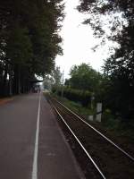 Der Bahnhof Ustron-Zdroj. Einer von vier Bahnhfen. Ustron ist 10 km von Wisła entfernt.