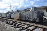 PzTrWg (Panzertriebwagen) 16 mit einen Artillerie- bzw. Gefechtswagen im Eisenbahnmuseum Warschau (August 2011)