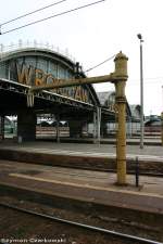 Wasserkran, Wroclaw Glowny (Breslau Hbf) am 27.06.2006