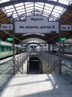 Breslau Hbf (Wroclaw) am 23.