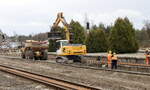 Gleisbau in Zagan, die ponischen Lotsen, die im Sonderzug mitfuhren erklärten auch viel, so werden die Gleisanlagen in Zagan umfangreich saniert, ohne das ein wesentlicher Rückbau erfolgt.
16.03.2024  12:02 Uhr. Zagan