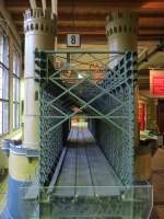 Modell der Weichselbrcke bei Dirschau (Tczew) im Deutschen Technikmuseum Berlin (2012)