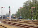 Blick auf das Gelände des Bahnbereich Wolsztyn am 29.