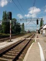 Ausfahrsignale Richtung Deutschland in Szczecin Gumience.