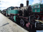 Die Dampflokomotive Oki1 (Preußische T11) im Eisenbahnmuseum Warschau (August 2011)