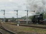 Dampflokparade in Wolsztyn, OKz32 2 folgt dann in der Parade am  02.