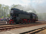 OKz32-2 auf der Strecke bei der Dampflokparade in Wolsztyn am 30.