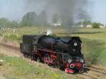 Ol49 111 auf der Dampflokparade am 28.4.2007 in Wolsztyn.