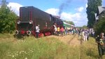 Ol49-59 mit Sonderzug in Bahnhof Miedzychod Letnisko, 13.08.2016