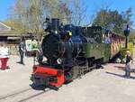 Im  sch�nsten Zoo in Europa  war am 07.04.2026 die PKP Ty 3297 auf der dortigen 600 mm Schmalspurbahn unterwegs.