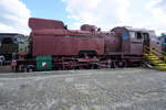 Die Dampflokomotive TKt48 im Eisenbahnmuseum Warschau (August 2011)