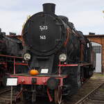 TY 23 145 auf dem Freigel�nde vor dem Rundschuppen.23.10.26  gegen 11.00 Uhr.