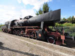 Die Dampflokomotive Ty2 (BR 52) im Eisenbahnmuseum Warschau (August 2011)