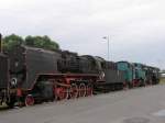 Dampflok Ty5 10 in Wolsztyn am 10-07-2007.