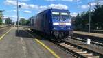 BR285-128 in Bahnhof Miedzyrzecz, 20.05.2020