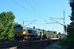 650 003-8 von Freightliner PL durchfährt mit einem reinen Ganzzug Berlin Wuhlheide gen Süden.

Berlin 24.07.2018