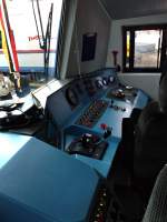 Fhrerpult der ausgestellten HHP 311D-03 auf der Innotrans am 23.09.08